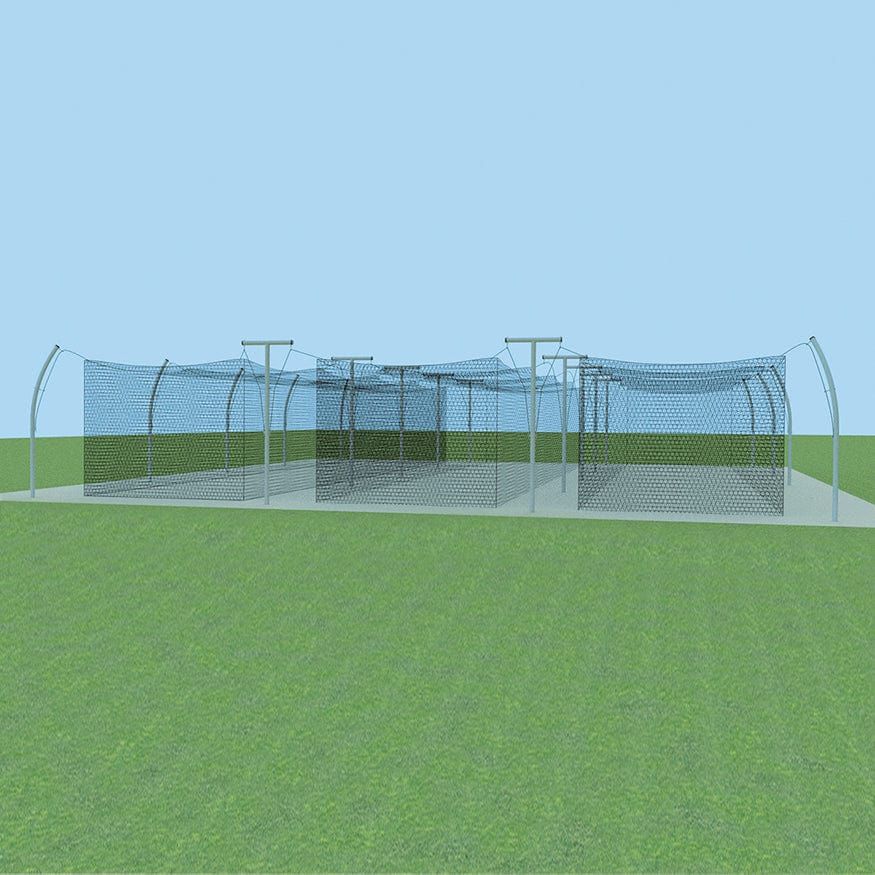 Jaypro Batting Tunnel Frame - Professional Outdoor (55') - Multiple Tunnel Adaptor - PROTF-55A
