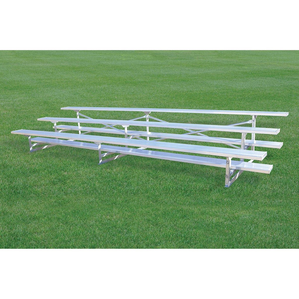 Jaypro Bleacher - 15' (3 Row - Single Foot Plank) - Standard, Outdoor - BLCH-3
