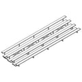 Jaypro Bleacher - 27' (4 Row - Double Foot Plank) - All Aluminum - BLDP-427AL