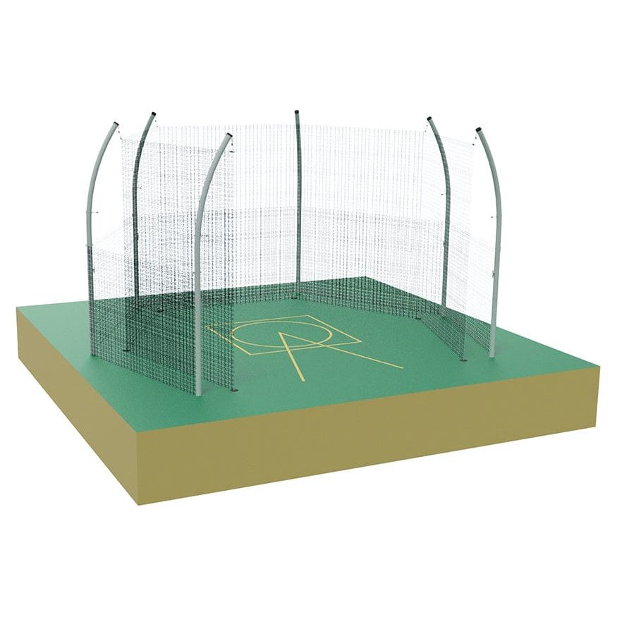 Jaypro Discus Cage (with Cage Net & Barrier Net - No Ground Sleeves) - DCHS-35BN
