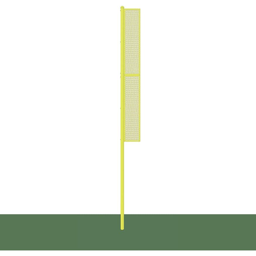 Jaypro Foul Poles - Collegiate (20') - (Yellow) - BBCFP-20