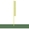 Jaypro Foul Poles - Collegiate (20') - (Yellow) - BBCFP-20