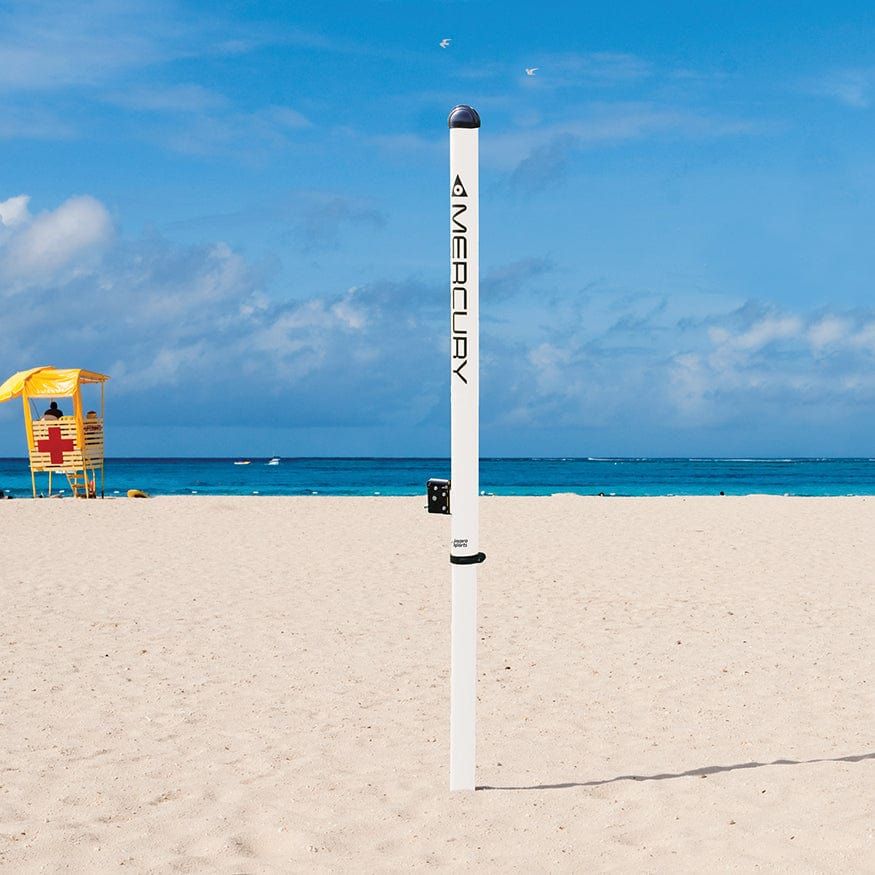 Jaypro Mercury Volleyball Uprights (3-1/2 in.) Aluminum Upright - OBV100U