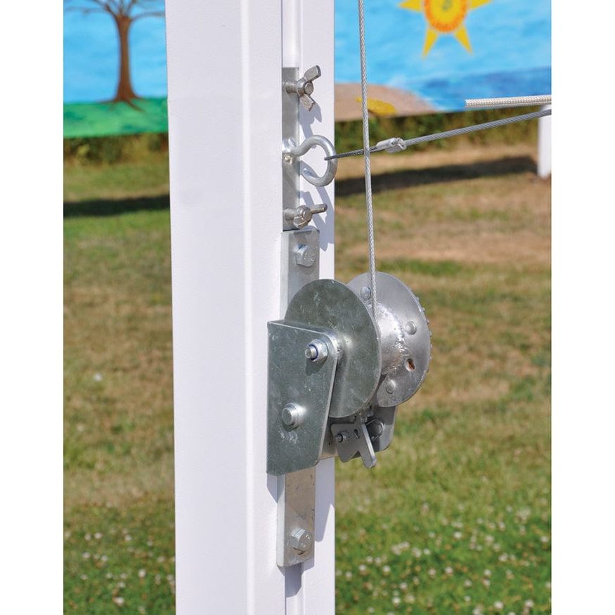 Jaypro Outdoor Volleyball System - Coastal Competition - (4 in.) (Square Post) - OCC-500