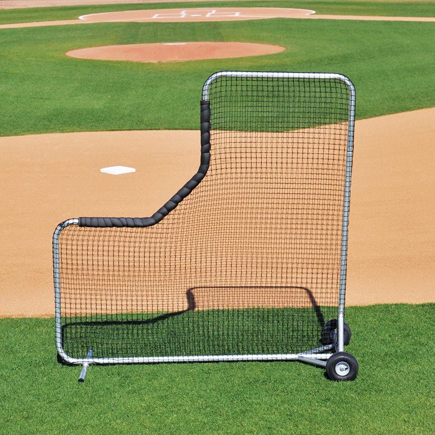 Jaypro Pitcher's L-Screen - (8' x 8') - Big League Series - BLPS-84