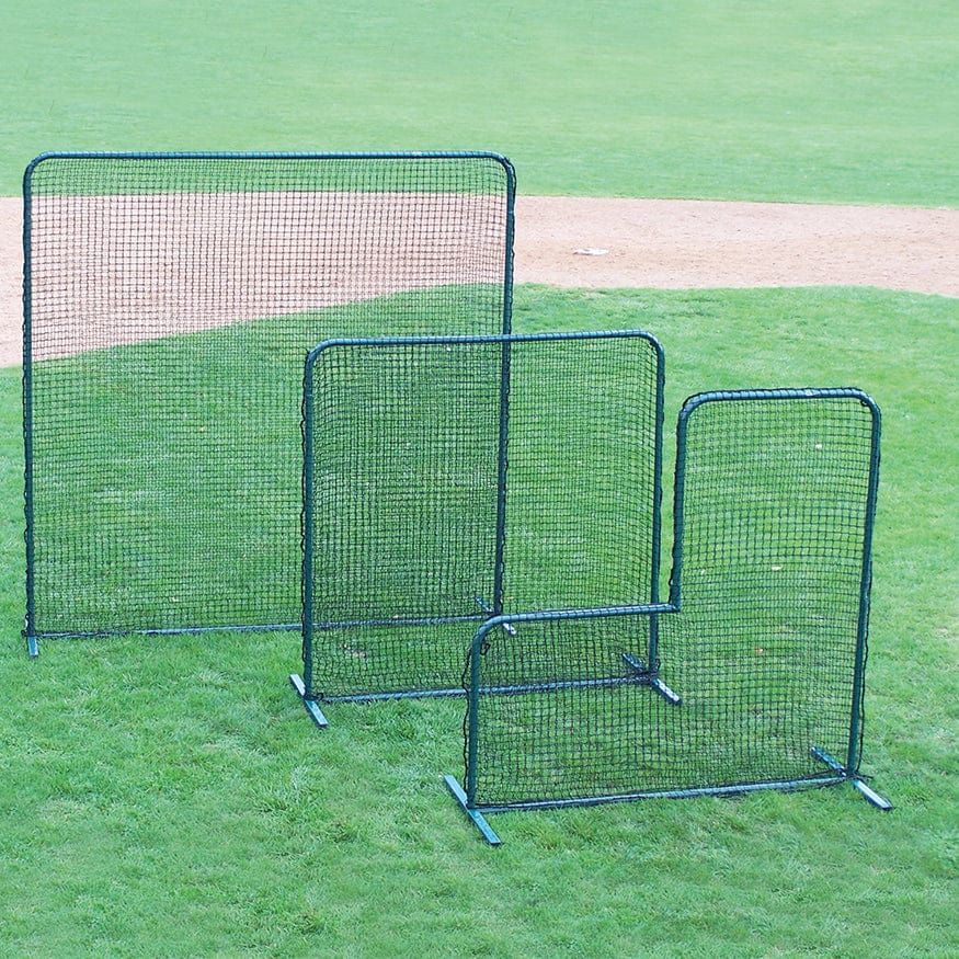 Jaypro Pitcher's Screen - (7'W x 7'H) - Collegiate - PS-84