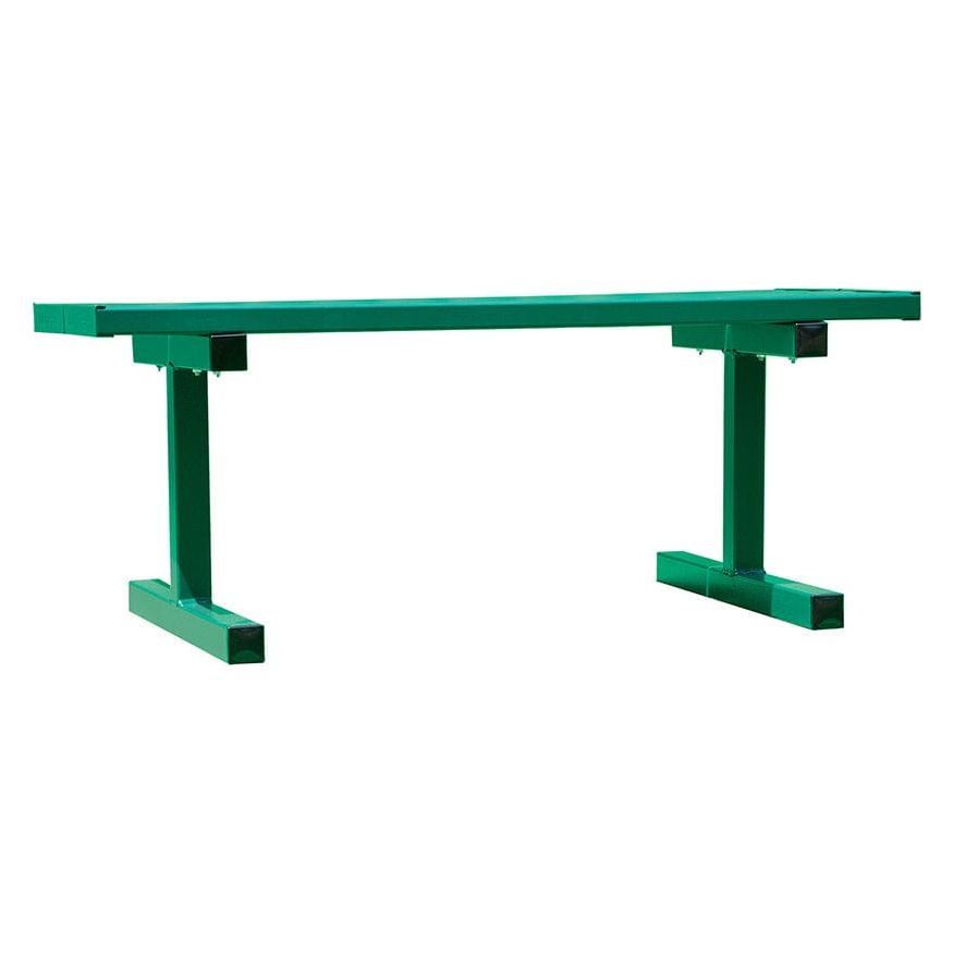 Jaypro Portable Courtside Bench - 5 ft. (Double Plank)(Powder Coated) - DPB50PC