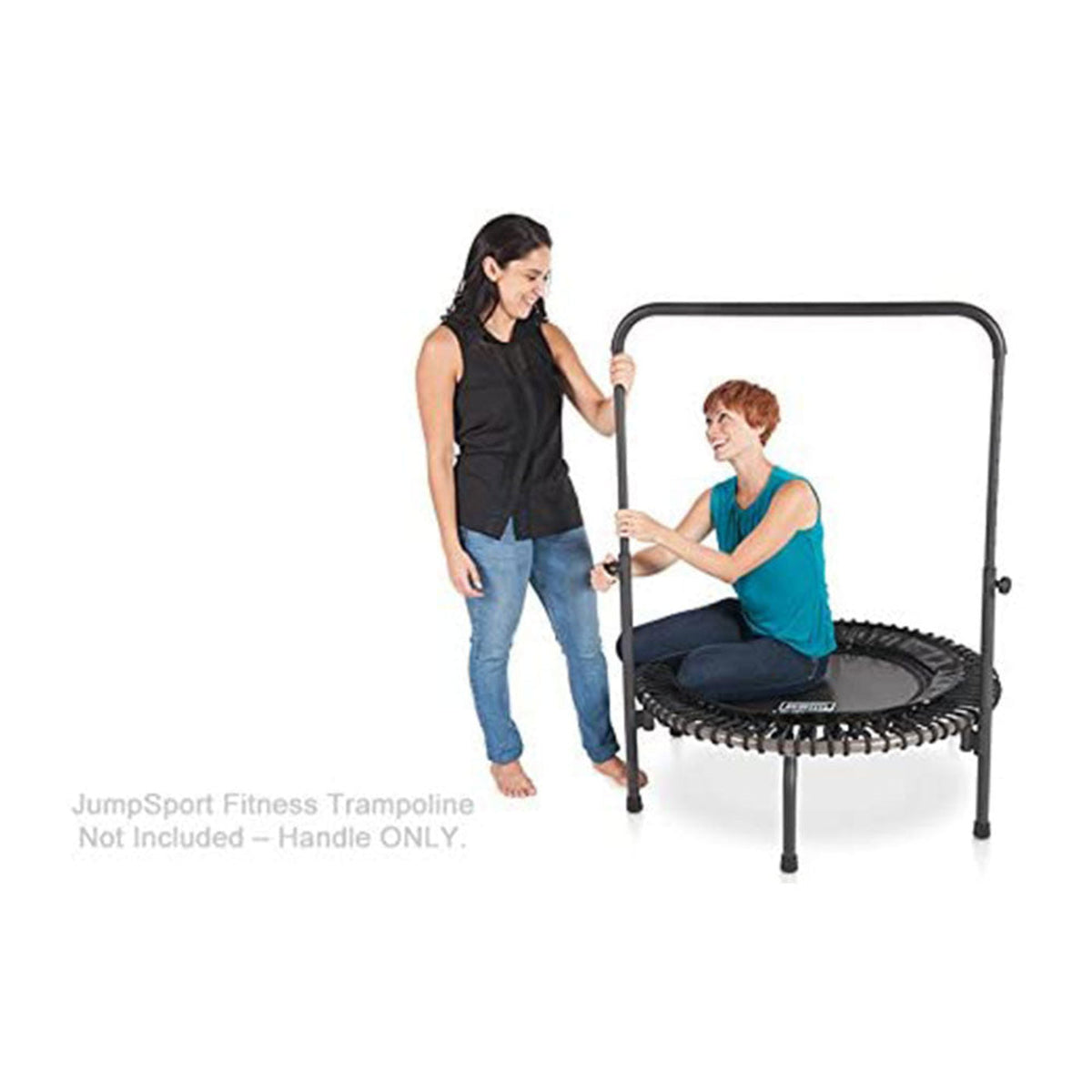 Disc-O-Bed JumpSport 370 PRO Indoor Heavy Duty 39-Inch Trampoline with Handle Bar Accessory - 250176