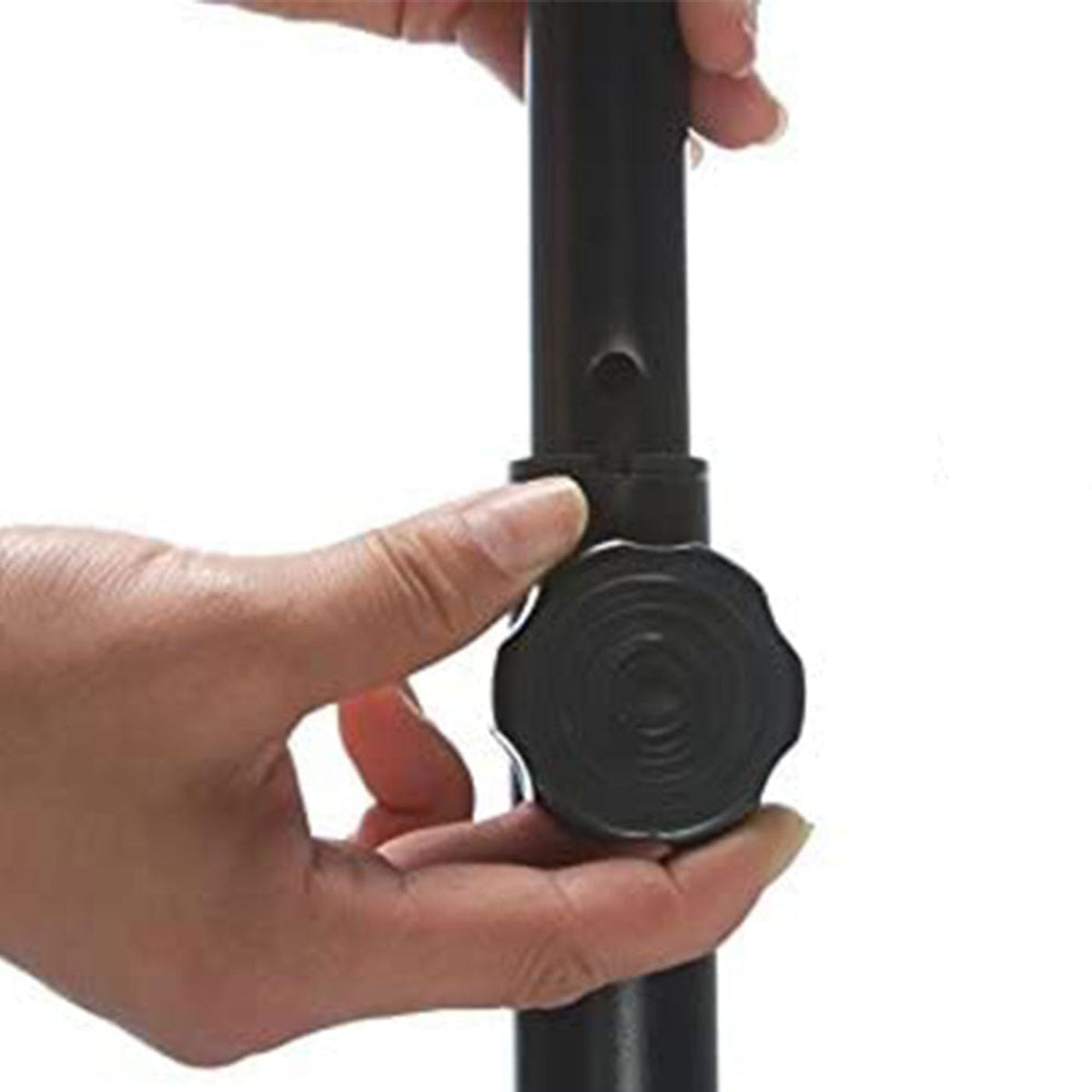 Disc-O-Bed JumpSport 350 Indoor 39-Inch Mini Trampoline and Handle Bar Accessory, Black - 250101