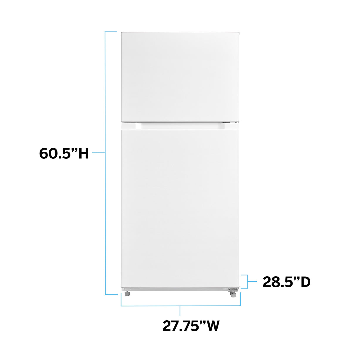 Avanti Frost Free Top Freezer Refrigerator - FF14D3S-4