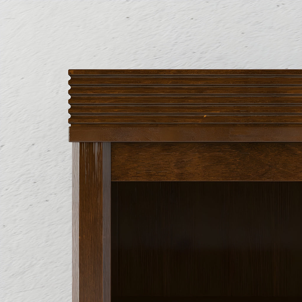 Leto Muro Coventry Storage Side Tower in Walnut CSTR