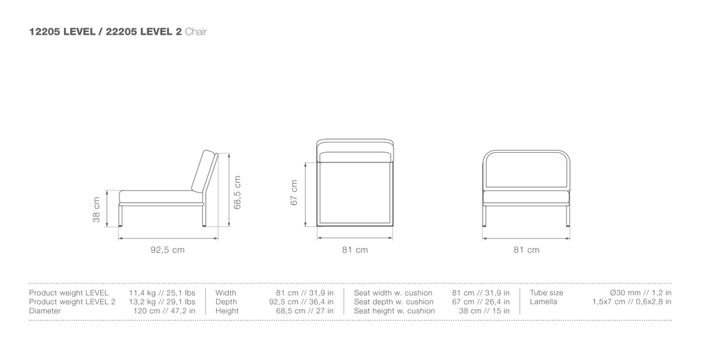 HOUE LEVEL Outdoor Chair
