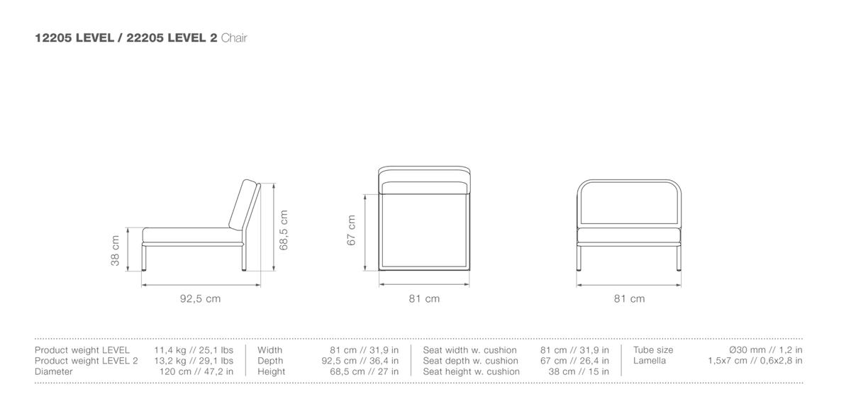 HOUE LEVEL Outdoor Chair