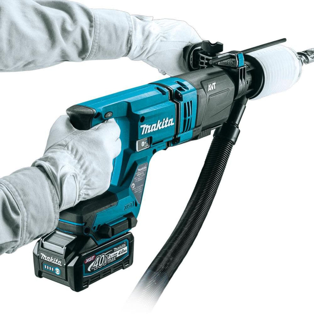 Makita 80V Max (40V Max X2) XGT Brushless 28 lb. AVT Demolition Hammer Kit, accepts SDS-MAX bits, AWS Capable & FREE Makita GRH07M1 - GMH02PM