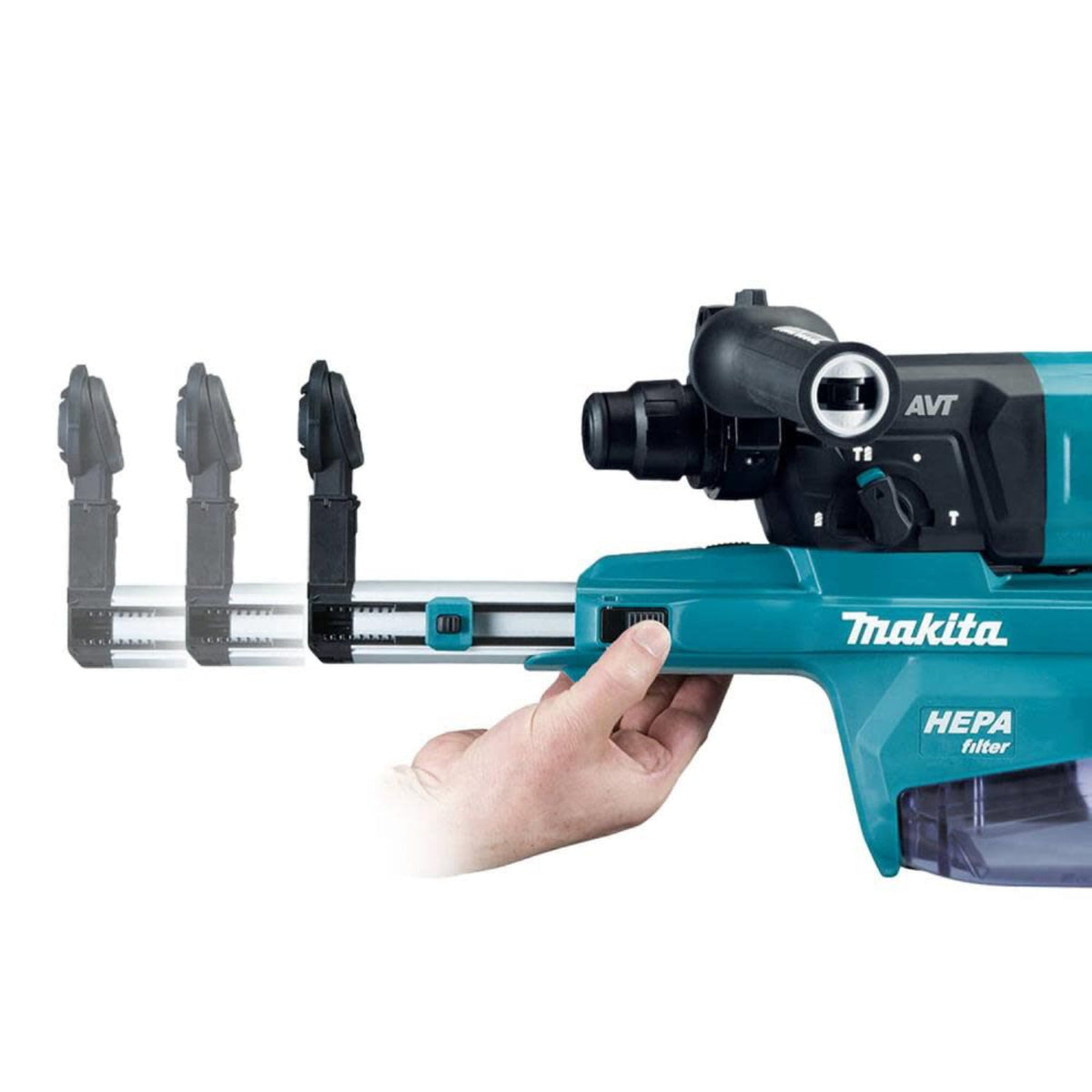 Makita 40V Max XGT️ 1-1/8in AVT Rotary Hammer Kit with Dust Extractor - GRH07M1W