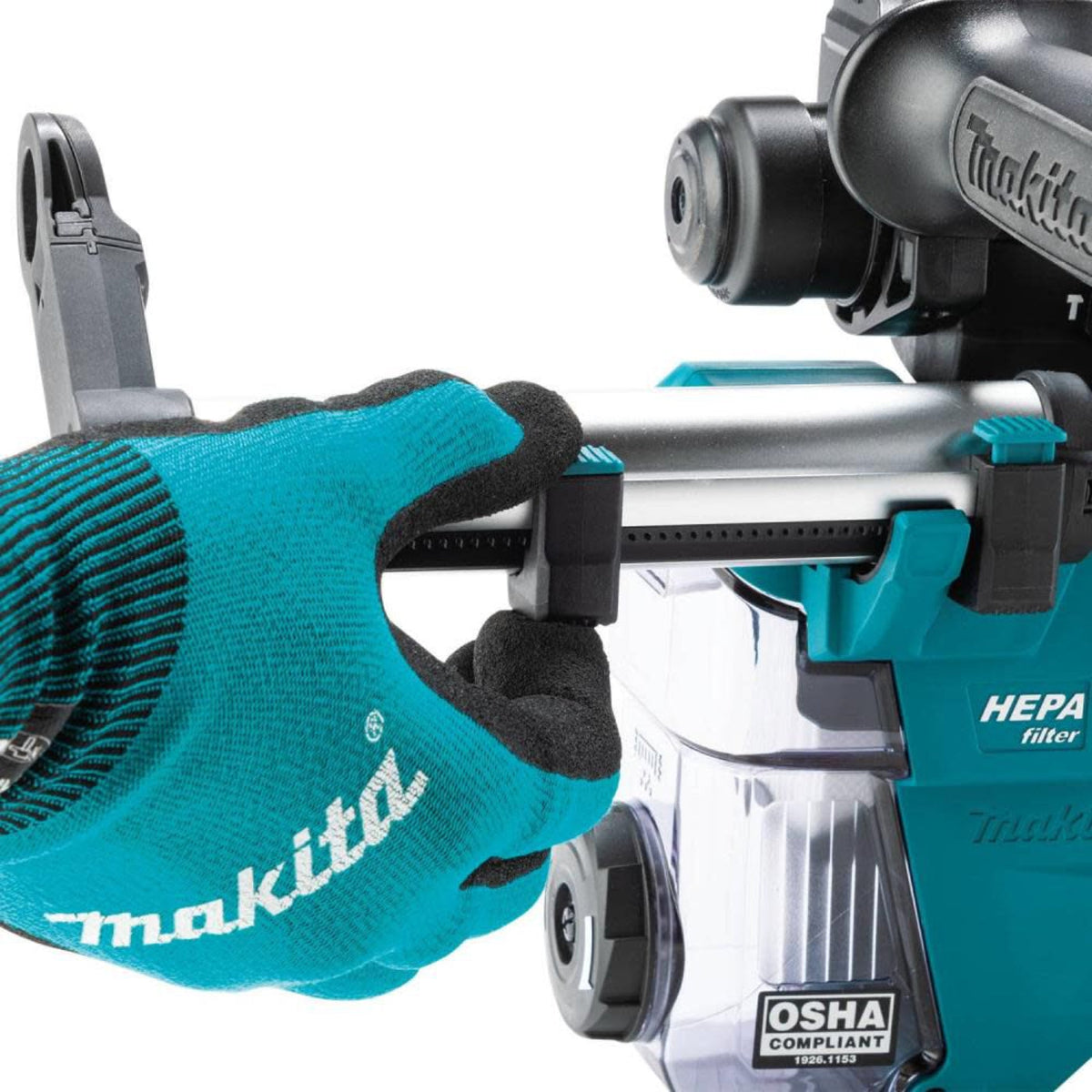 Makita 40V MAX XGT Cordless 13/16 In. SDS-PLUS AVT Rotary Hammer Kit with Dust Extractor - GRH10D1W