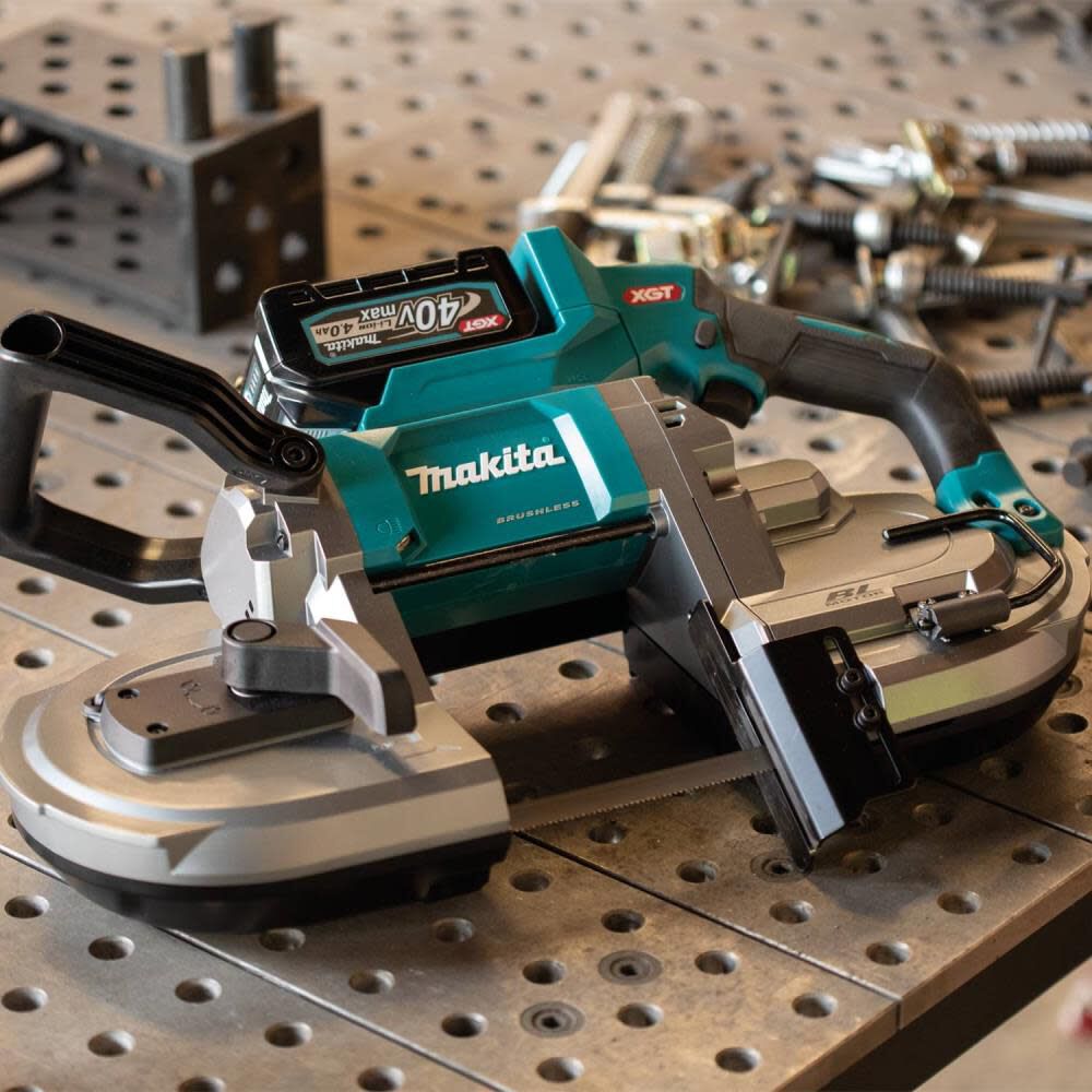 Makita GBP01M1 40V Max XGT Brushless Cordless Deep Cut Portable Band Saw Combo Kit (4.0Ah)