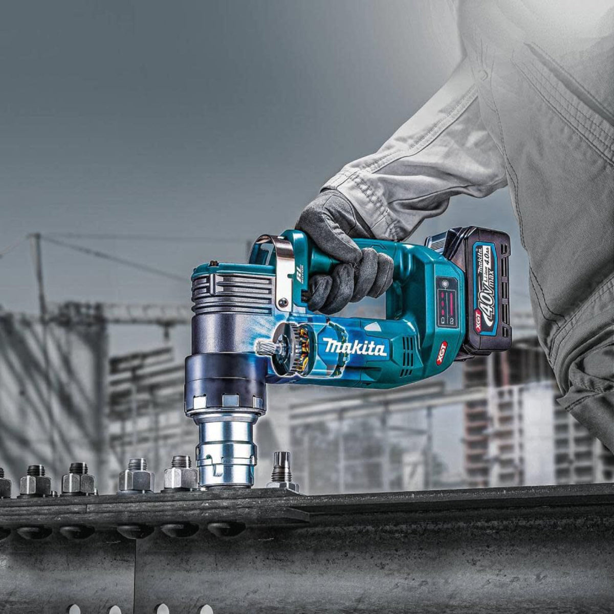 Makita 40V Max XGT Shear Wrench Brushless Cordless Kit (4Ah) - GTW01M1