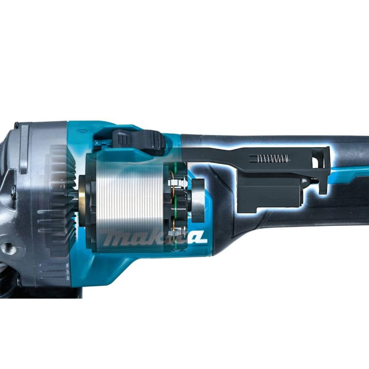 Makita 40V Max XGT Brushless Cordless 4‑1/2” / 5" Angle Grinder Kit, with Electric Brake (4.0Ah) - GAG01M1