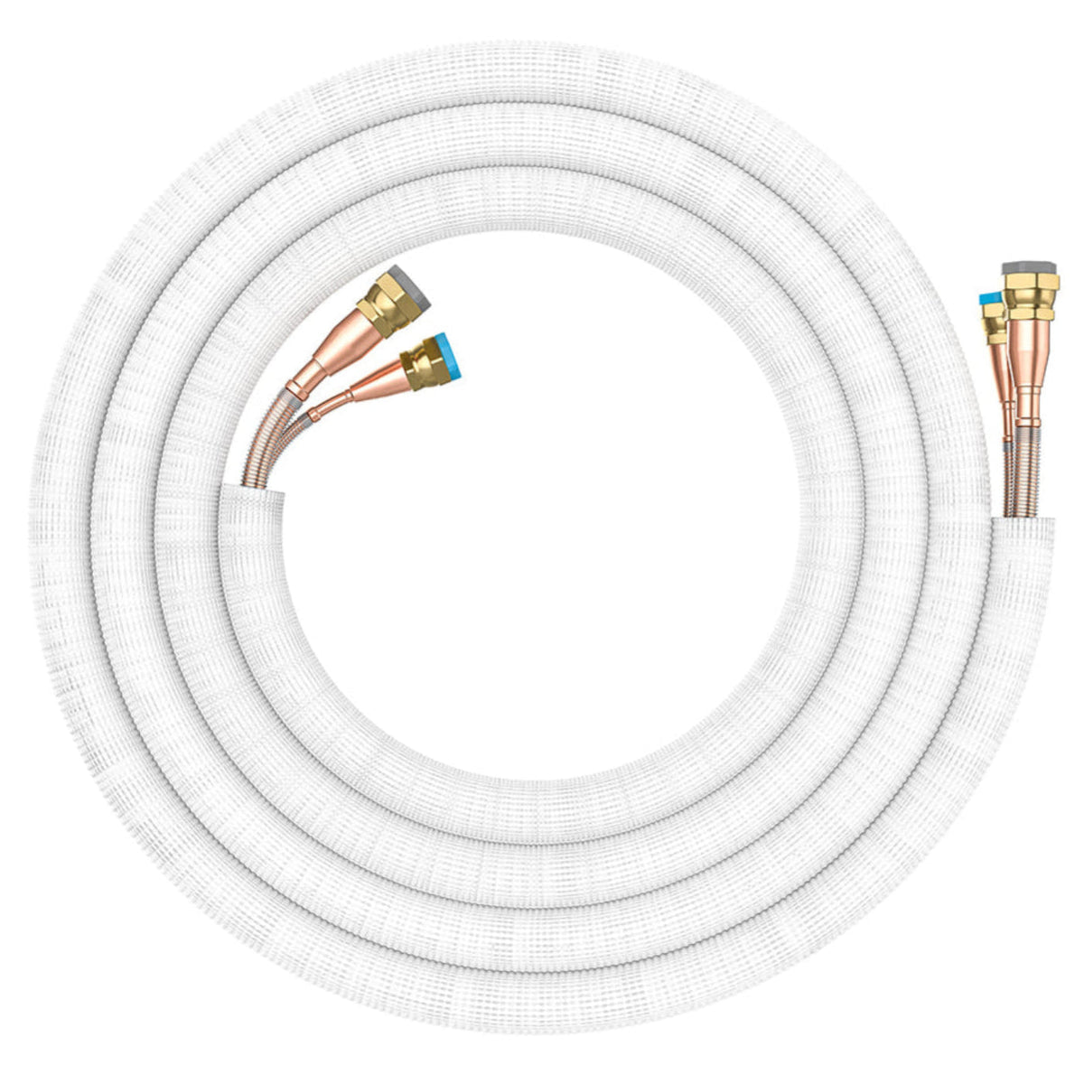 MRCOOL DIY 5th Gen 50 ft. 1/4" x 3/8" Pre-Charged Quick Connect Line Set with  - DIY Pro Cable - R454B (for 6K, 9K & 12K Indoor Units)