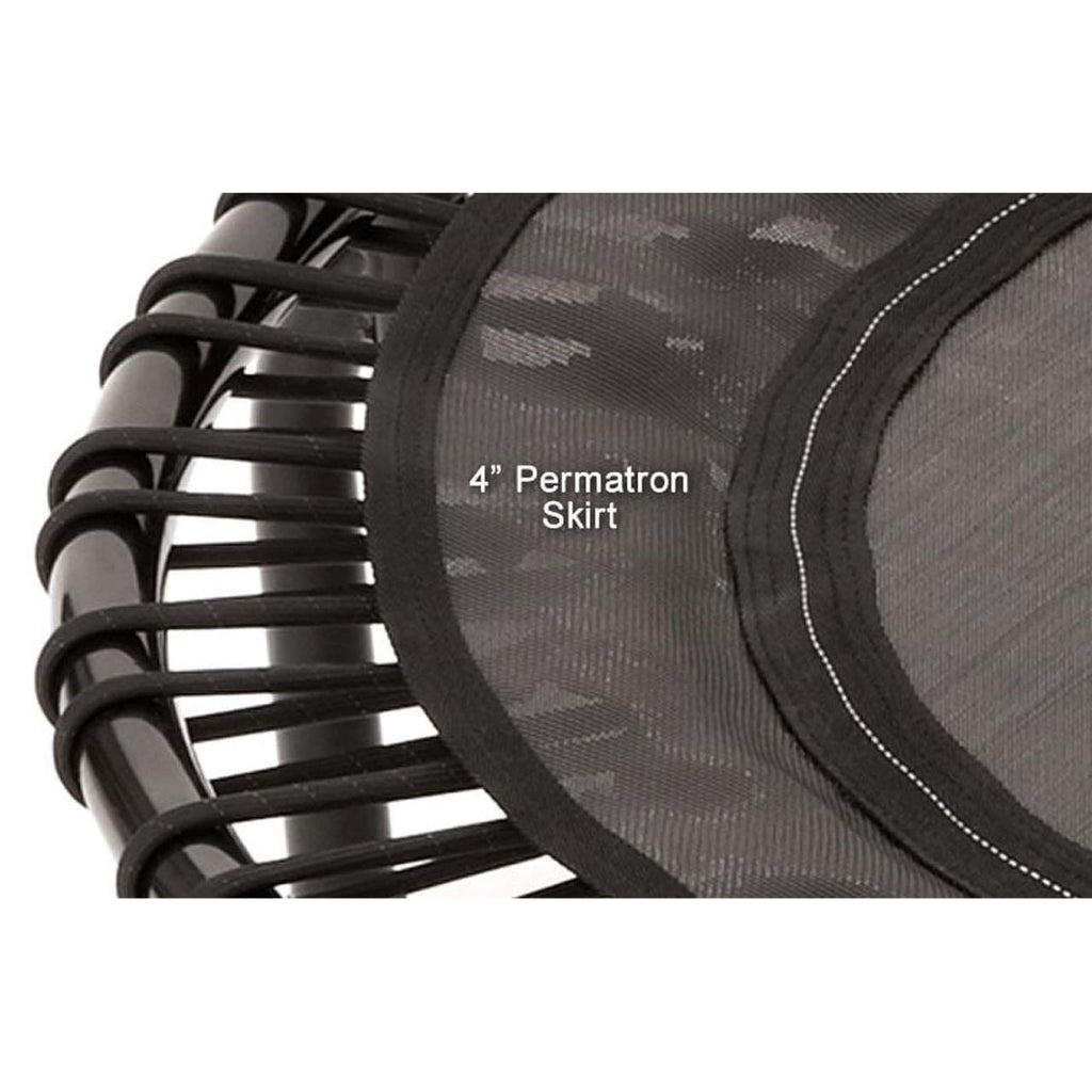 Disc-O-Bed JumpSport 220 Fitness Rebounder Mini Trampoline & Handle Bar Accessory, Black - 250093