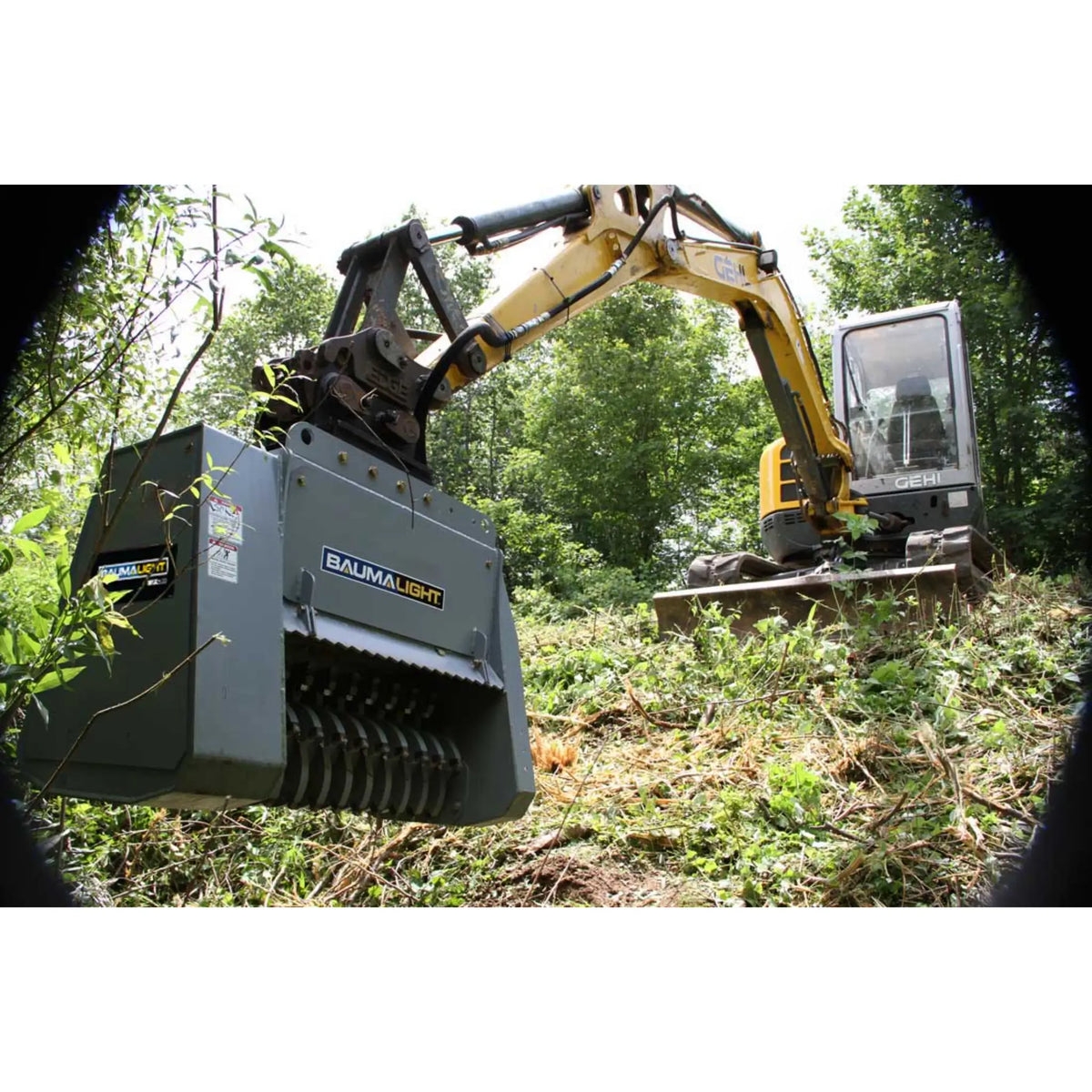 Baumalight MX530 Brush Mulcher, 4-12 Ton Excavators - BML-MX530-A450-EWC1.5-6-B