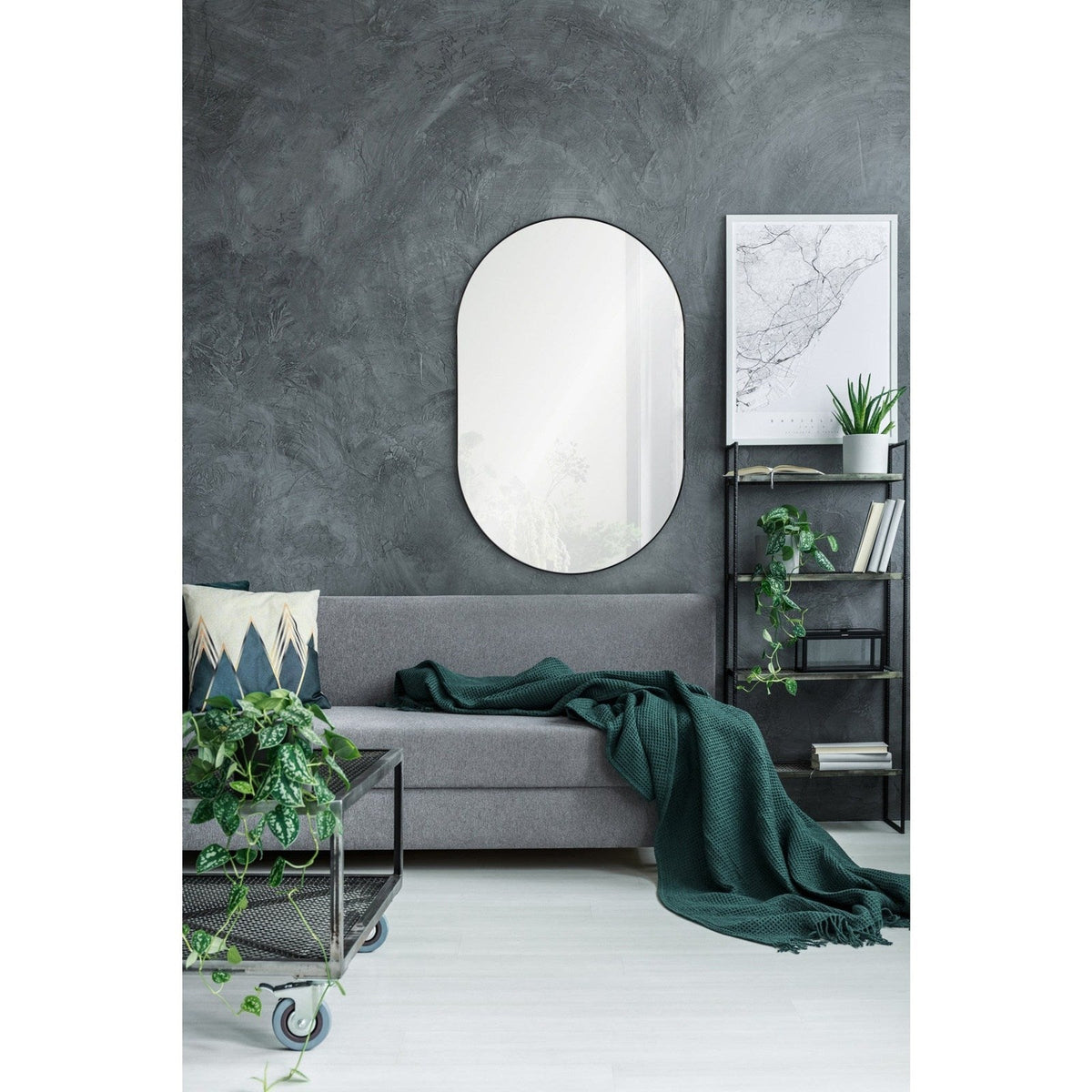 RenWil Webester Oval Mirror NDD220M009 - MT2394