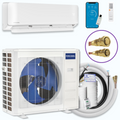 MRCOOL DIY 5th Gen EasyPro 18,000 BTU Single Zone Mini Split Complete System 230V with 16 ft. DIY Quick Connect Line Set and DIYPRO Cable,  - EZPRO-18-HP-23016D-O