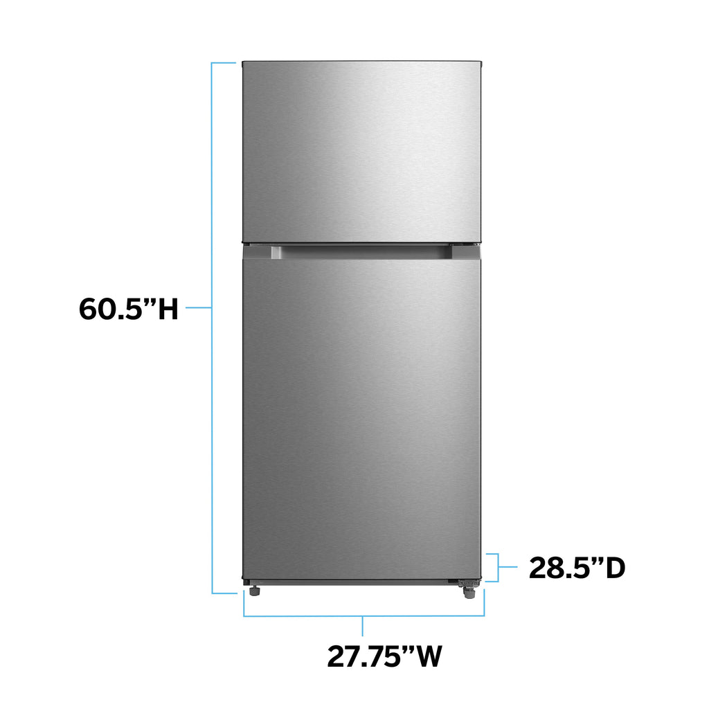 Avanti Frost Free Top Freezer Refrigerator - FF14D3S-4