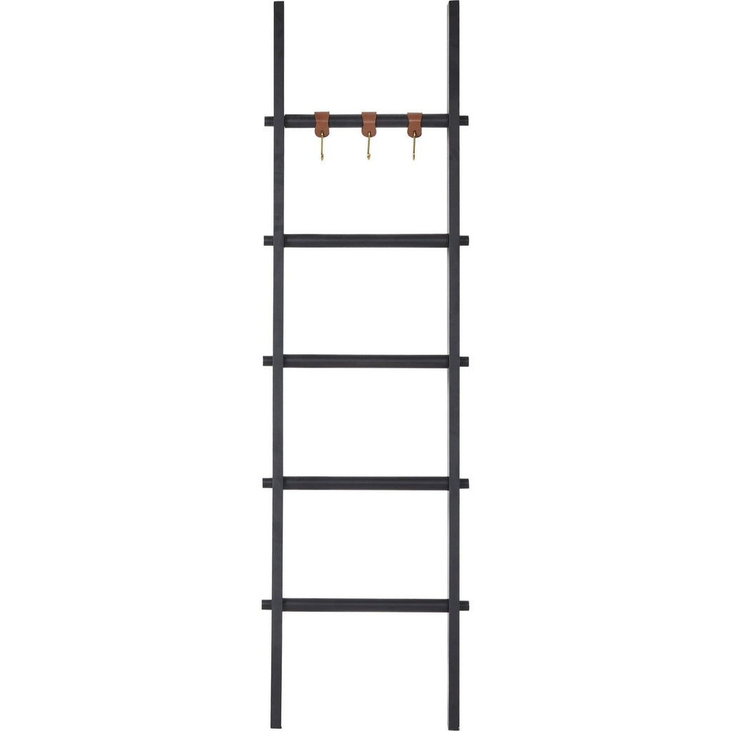 RenWil Mareva Decorative Ladder For Throws W/ PU Leather Accent Hooks SHE032 - SHE032
