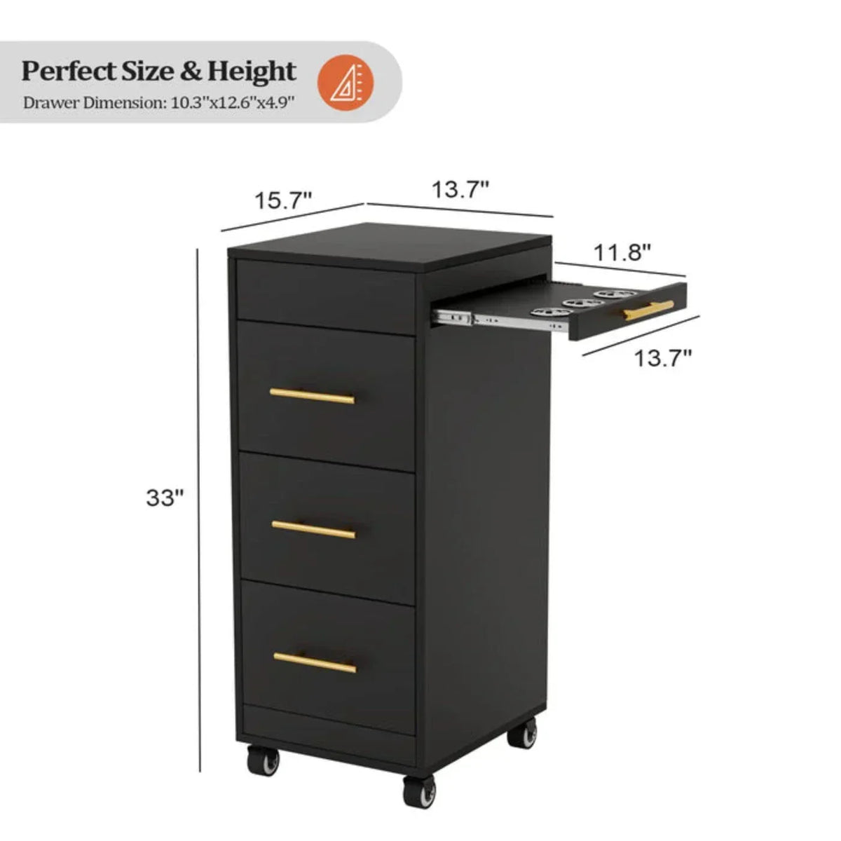 OmySalon 1 Operator Basic Mobile Barber Package Black -  BP4-1B