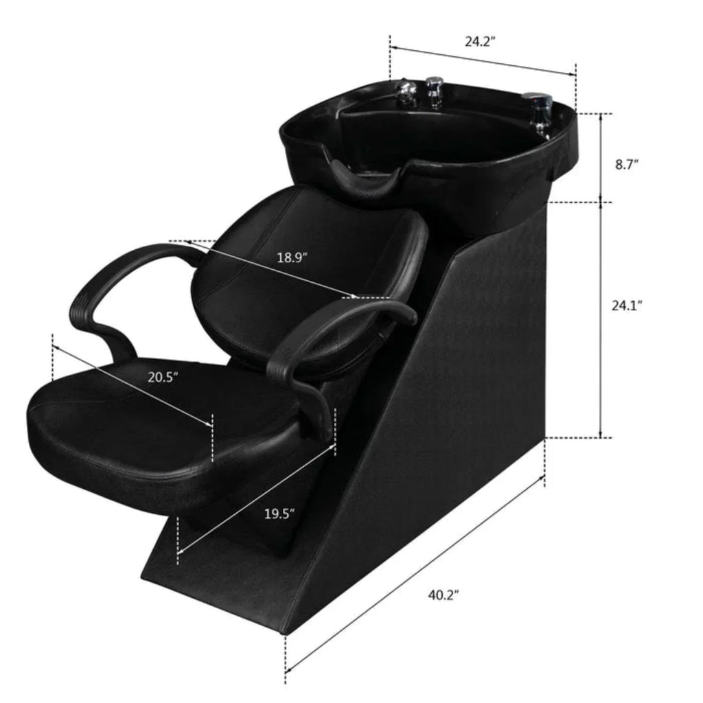 OmySalon 1 Operator Modern Mobile Salon Package Black -  SP4-1B