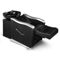 OmySalon BU1501 Salon Shampoo Bowl and Chair Backwash Unit with Ceramic Wash Bowl & Adjustable Footrest -G59000660