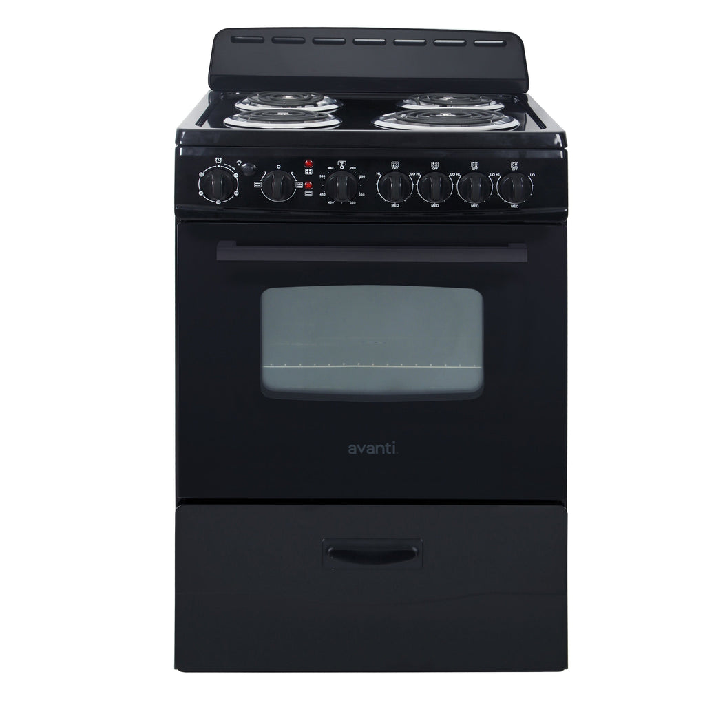 Avanti 24" Electric Range Oven with Framed Glass Door - ERU240P0W