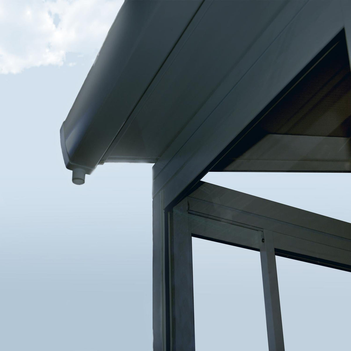 Palram - Canopia | SanRemo 10x14 ft Patio Enclosure - Gray/Clear - HG9064