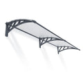 Palram - Canopia | Neo 2360 8x3 ft Awning - Gray/Clear - HG9567