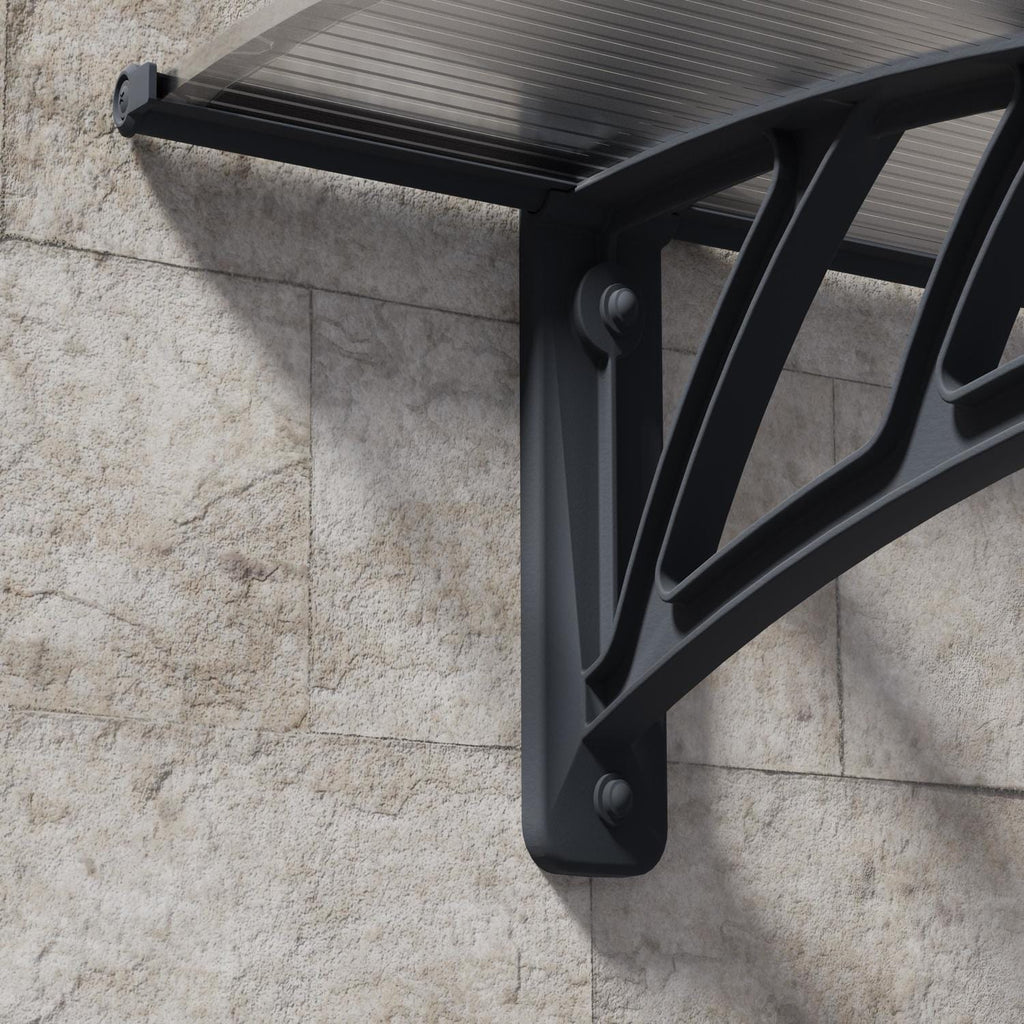Palram - Canopia | Neo 3540 12x3 ft Awning - Gray/Clear - HG9568