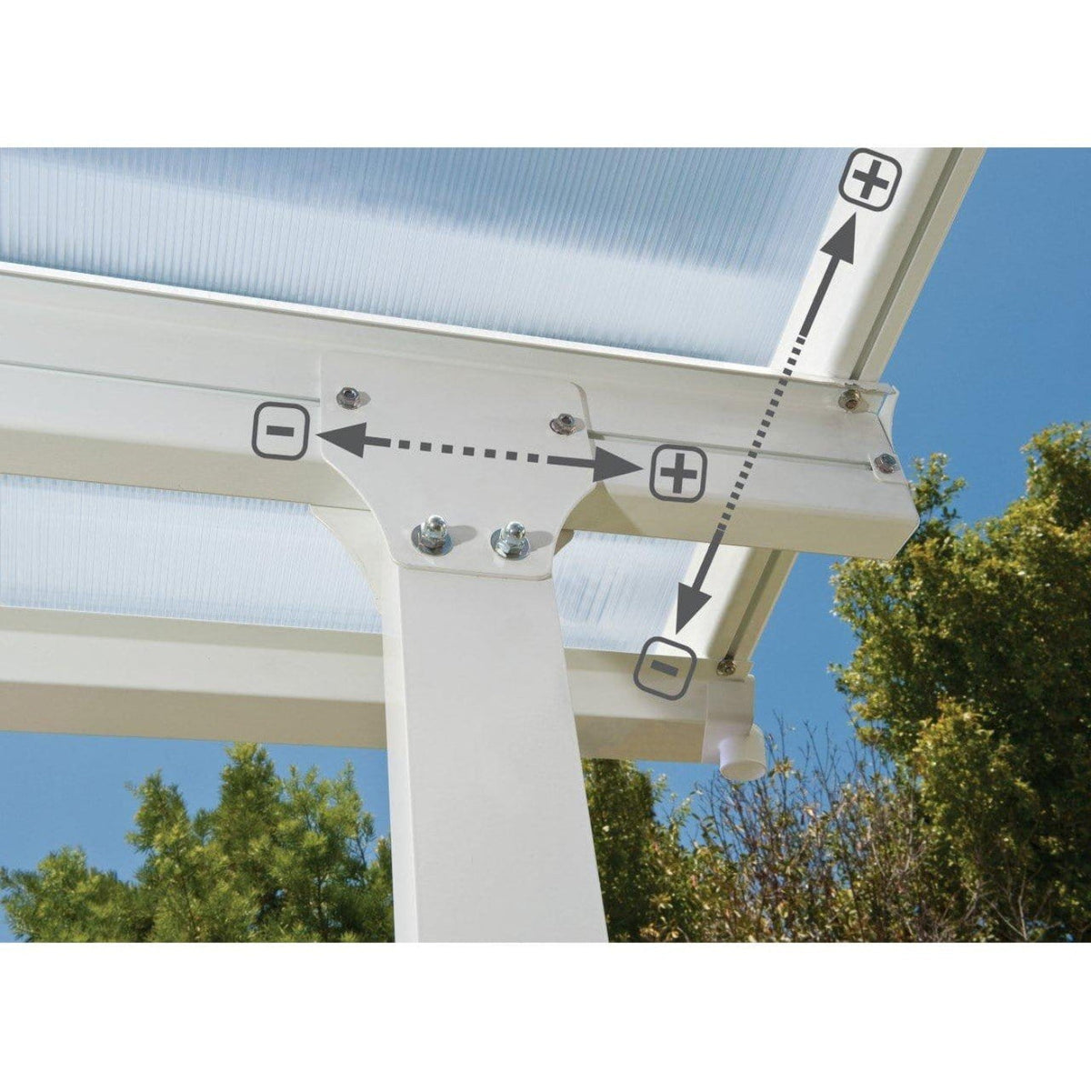 Palram - Canopia | 13 ft Wide Feria Carport - HG9140