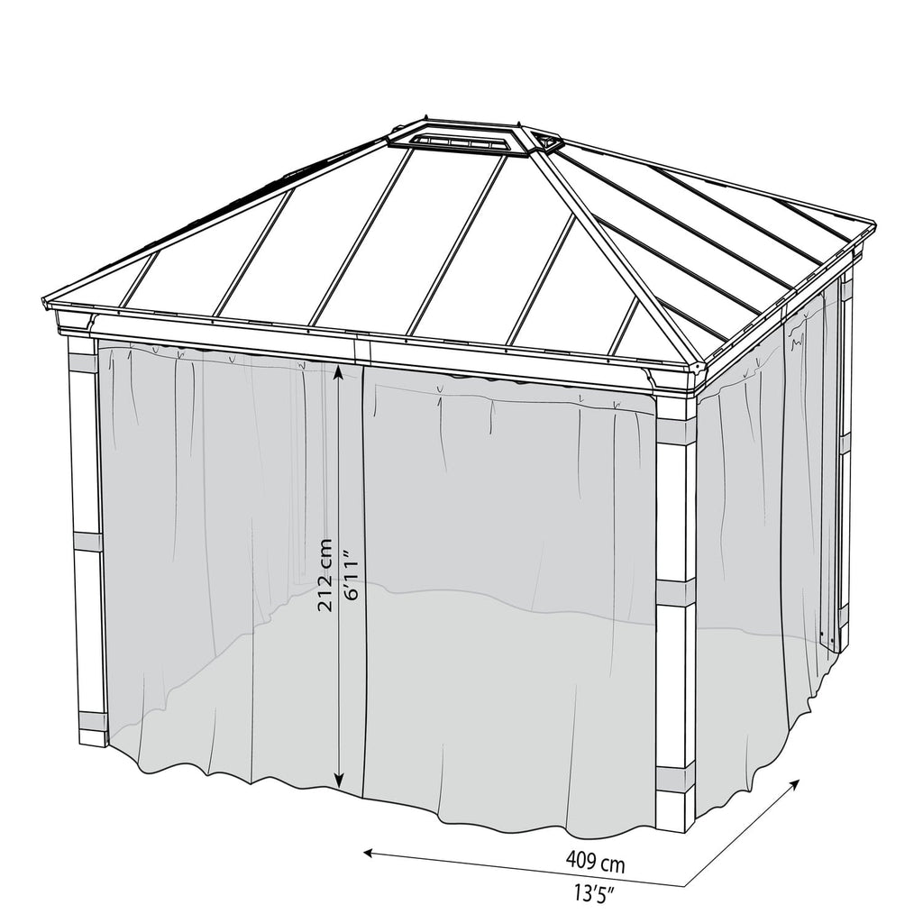 Palram - Canopia | Dallas 4300 12x14 ft Netting Set - HG2008