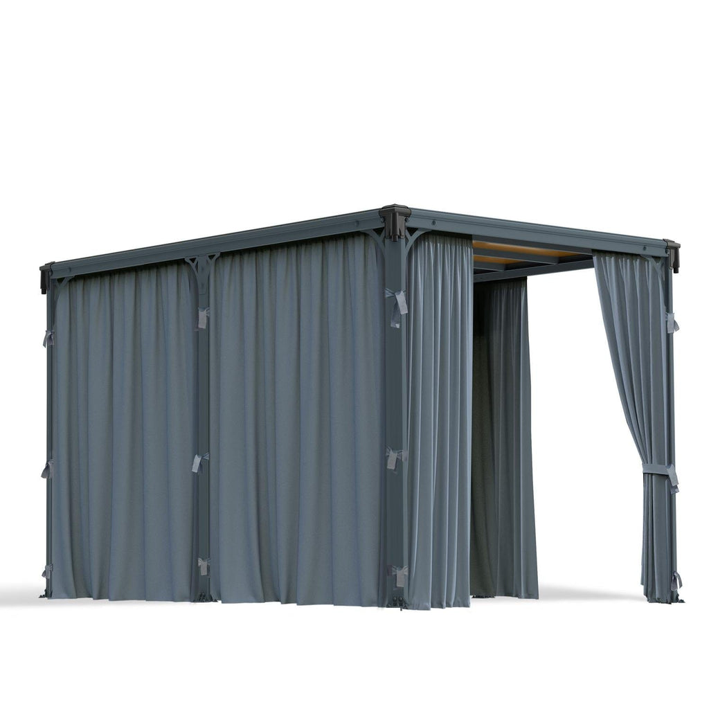 Palram - Canopia | Milano 4300/Martinique 5000 Gazebo Curtain Set - 6 Piece - HG1068