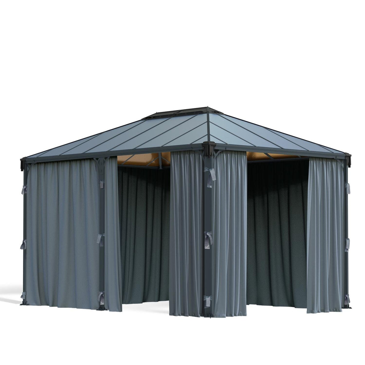 Palram - Canopia | Milano 4300/Martinique 5000 Gazebo Curtain Set - 6 Piece - HG1068