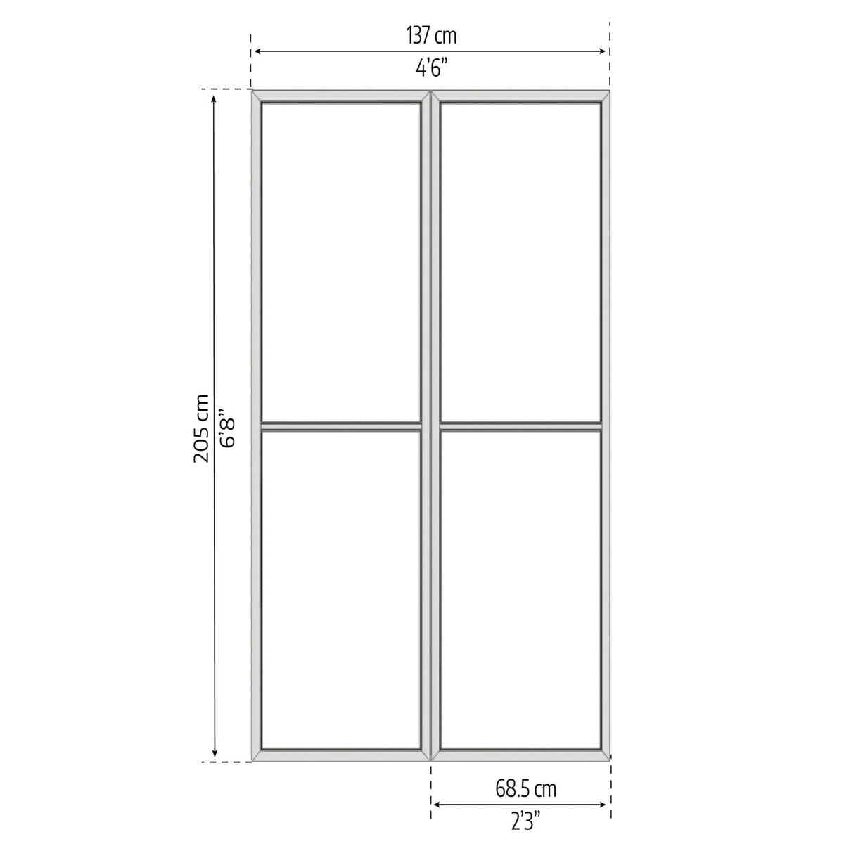 Palram - Canopia | Ledro Enclosed Gazebo - Gray - HG9190