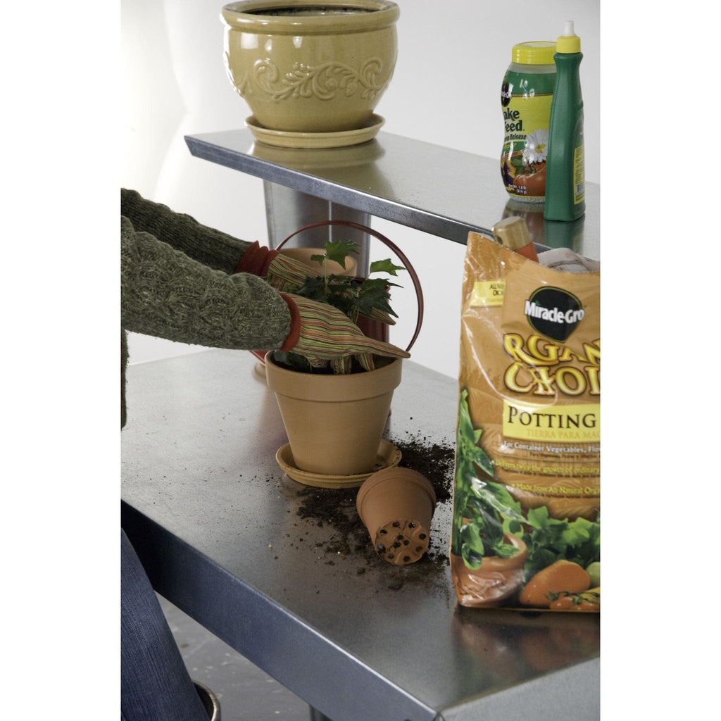 Palram  Poly-Tex | Galvanized Steel Garden Potting Table - HG2000