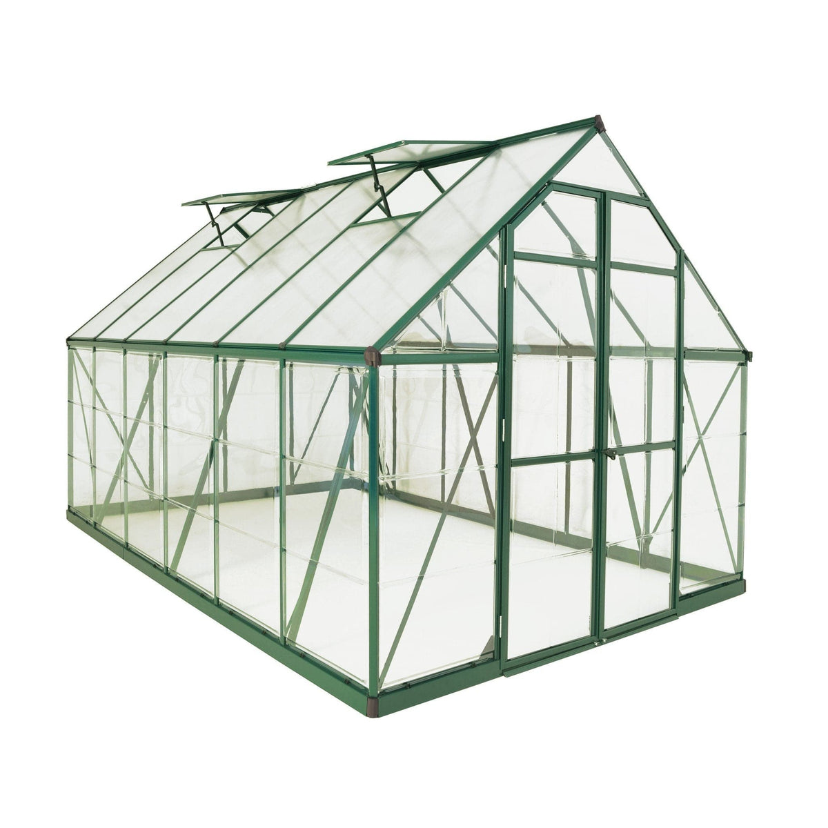 Palram - Canopia | Balance Greenhouse Kit With Clear 0.8mm Polycarbonate Glazing - HG6108G