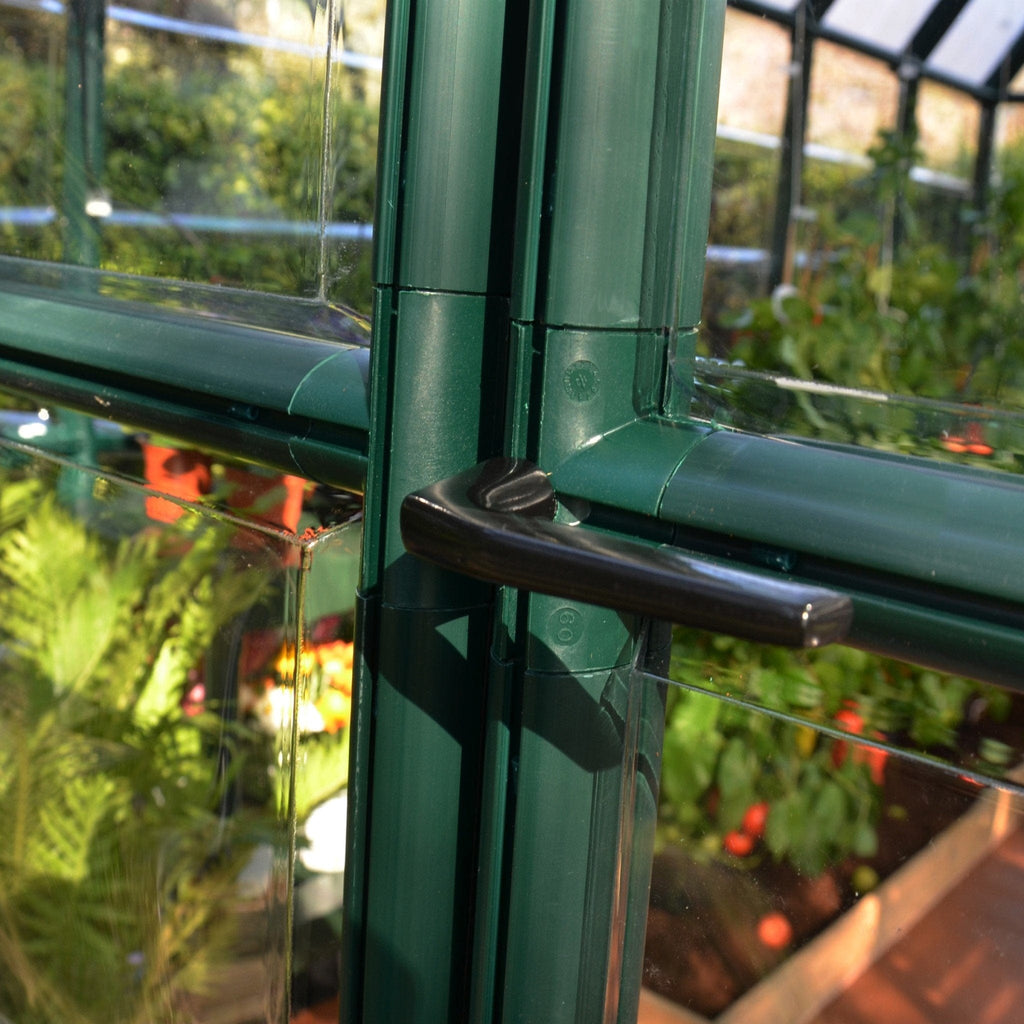 Palram - Canopia | EcoGrow Greenhouse Kit - 6 Ft Wide - Green With 6mm Twin-wall Polycarbonate Glazing - HG7006
