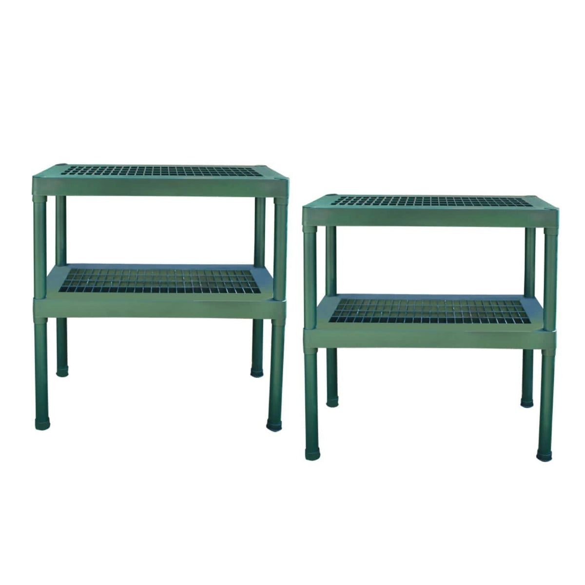 Palram - Canopia | 8x8 Ft Prestige Diffused Greenhouse Kit Package - Green With 6mm Twin-wall Polycarbonate Glazing - HG7308