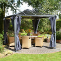 Palram - Canopia | Palermo 4300 Gazebo Curtain set - 4 piece - HG1062