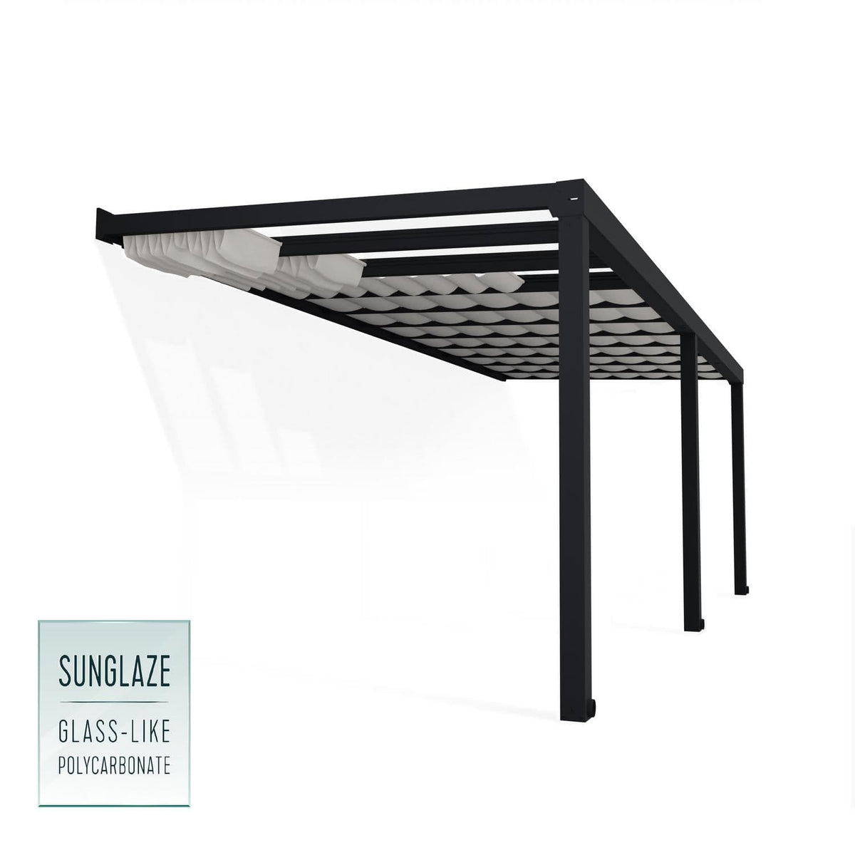 Palram - Canopia | 11x19 ft Stockholm Patio Cover Roof Blinds - HG1093