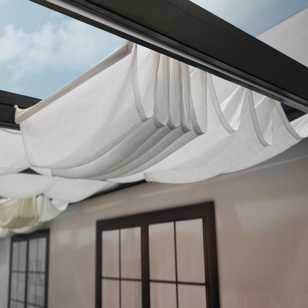 Palram - Canopia | 11x24 ft Stockholm Patio Cover Roof Blinds - HG1095
