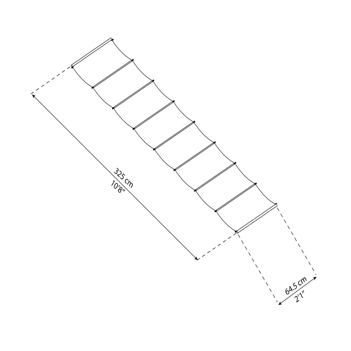Palram - Canopia | 11x31 ft Stockholm Patio Cover Roof Blinds